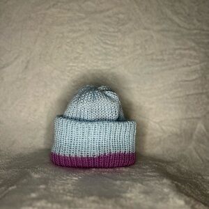 Kids' Two-Tone Knit Beanie